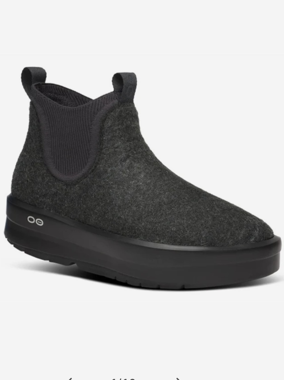 OOFOS Charcoal Slip-On Boot